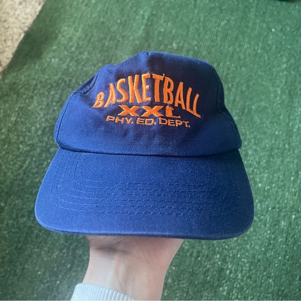 Vintage Basketball Physical Ed. Dept. Blue SnapBack